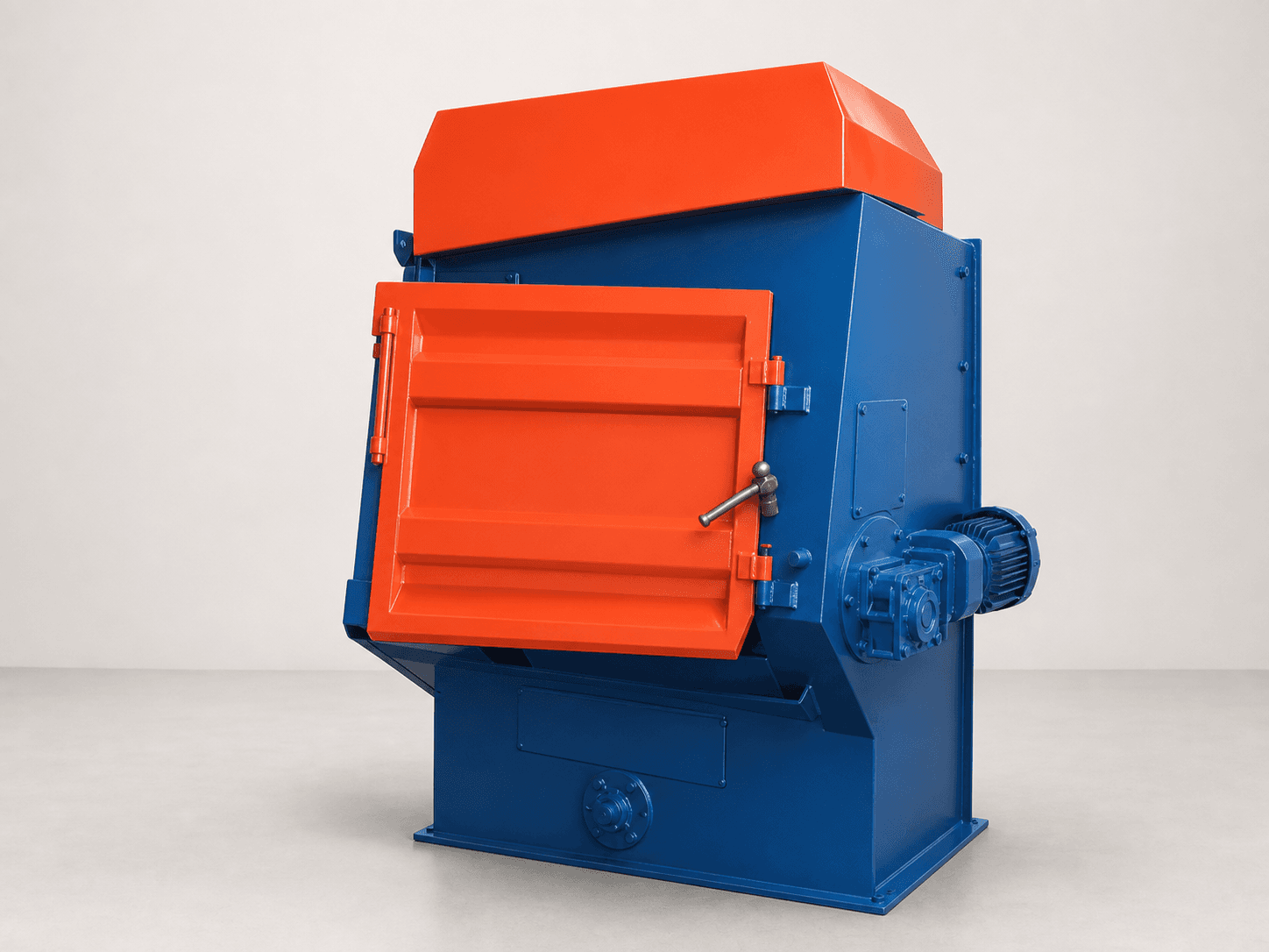 Tumble belt shot blast machine